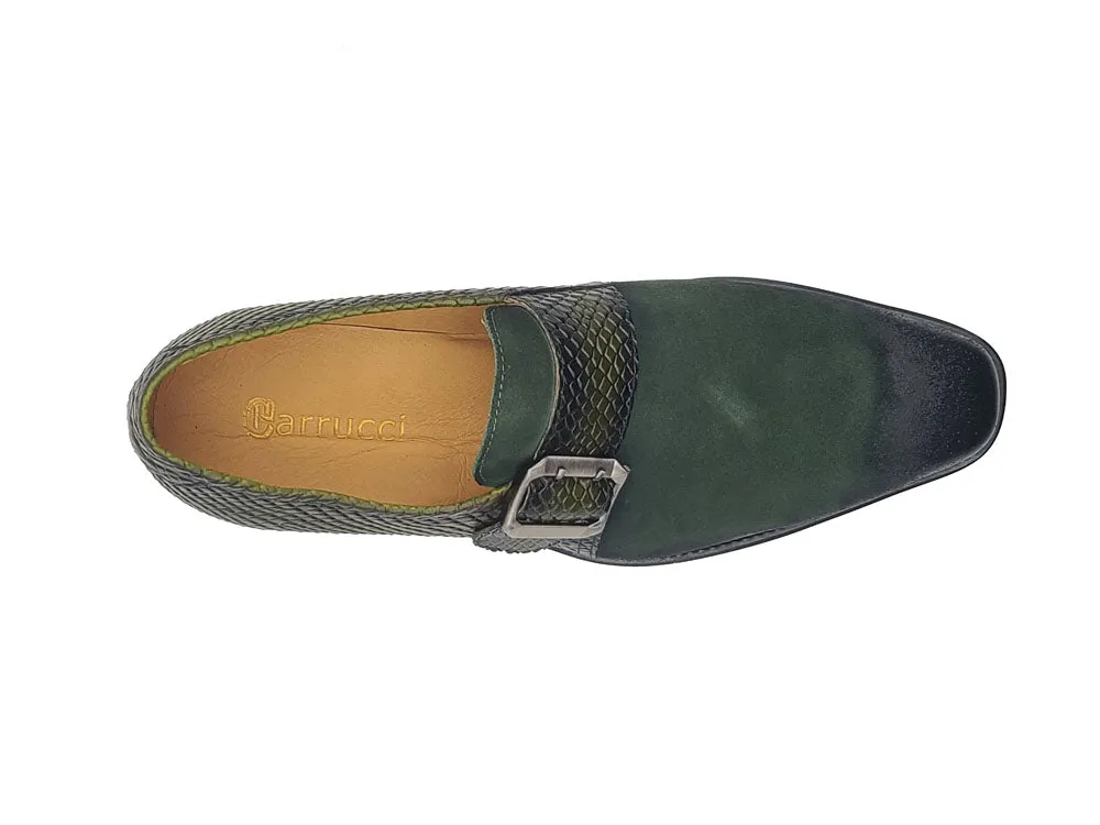 Multi Media Buckle Monkstrap Slip-on