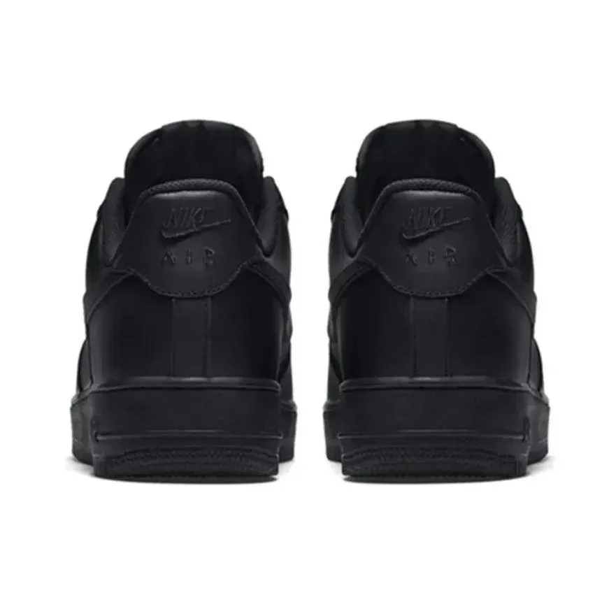 Nike Low Top Board Shoes Air Force 1 07 Black White Comfortable Trendy Hundred Wear-resistant Anti-slip