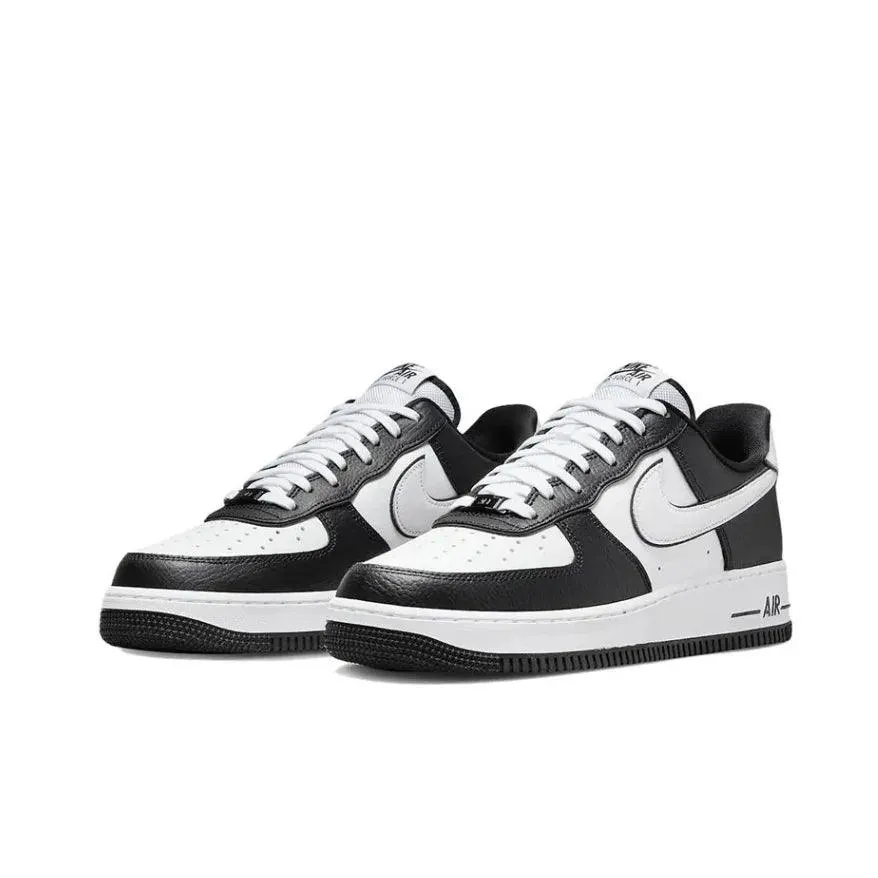 Nike Low Top Board Shoes Air Force 1 07 Black White Comfortable Trendy Hundred Wear-resistant Anti-slip