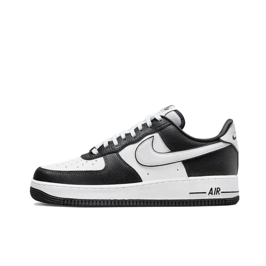 Nike Low Top Board Shoes Air Force 1 07 Black White Comfortable Trendy Hundred Wear-resistant Anti-slip