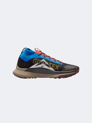 Nike React Pegasus Trail 4 Men Running Shoes Black/Blue/Red