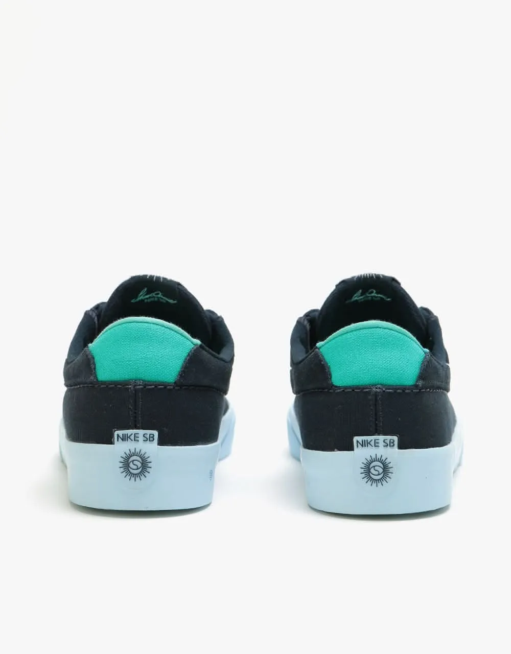 Nike SB Shane T Skate Shoes - Dark Obsidian/White-Hyper Jade