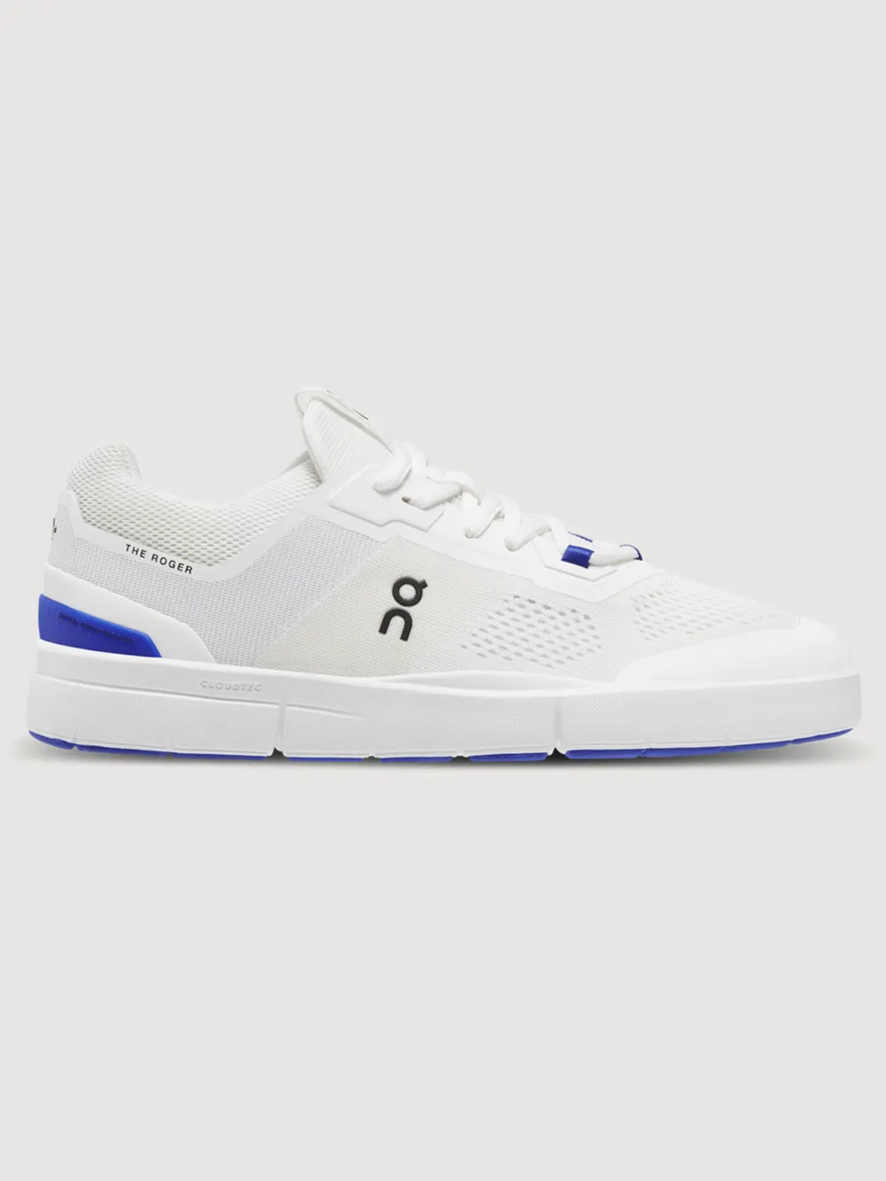 On Cloud Women’s The ROGER Spin Sneakers- White/Indigo