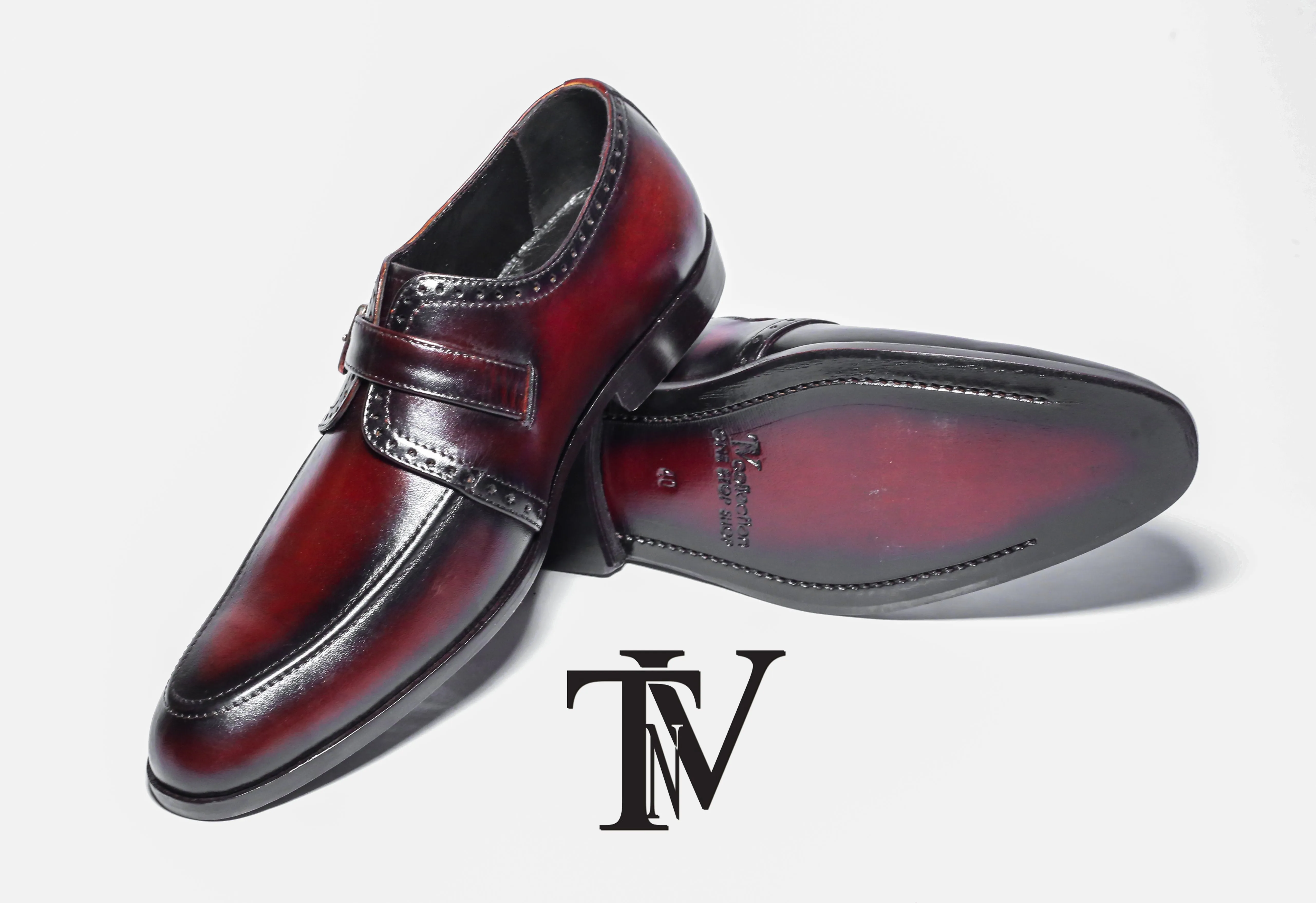 ONE MONK -Leather Shoes -TnV Collection