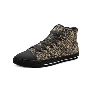 Oriental Floral Pattern - Onyx | High Tops | Mandalazed