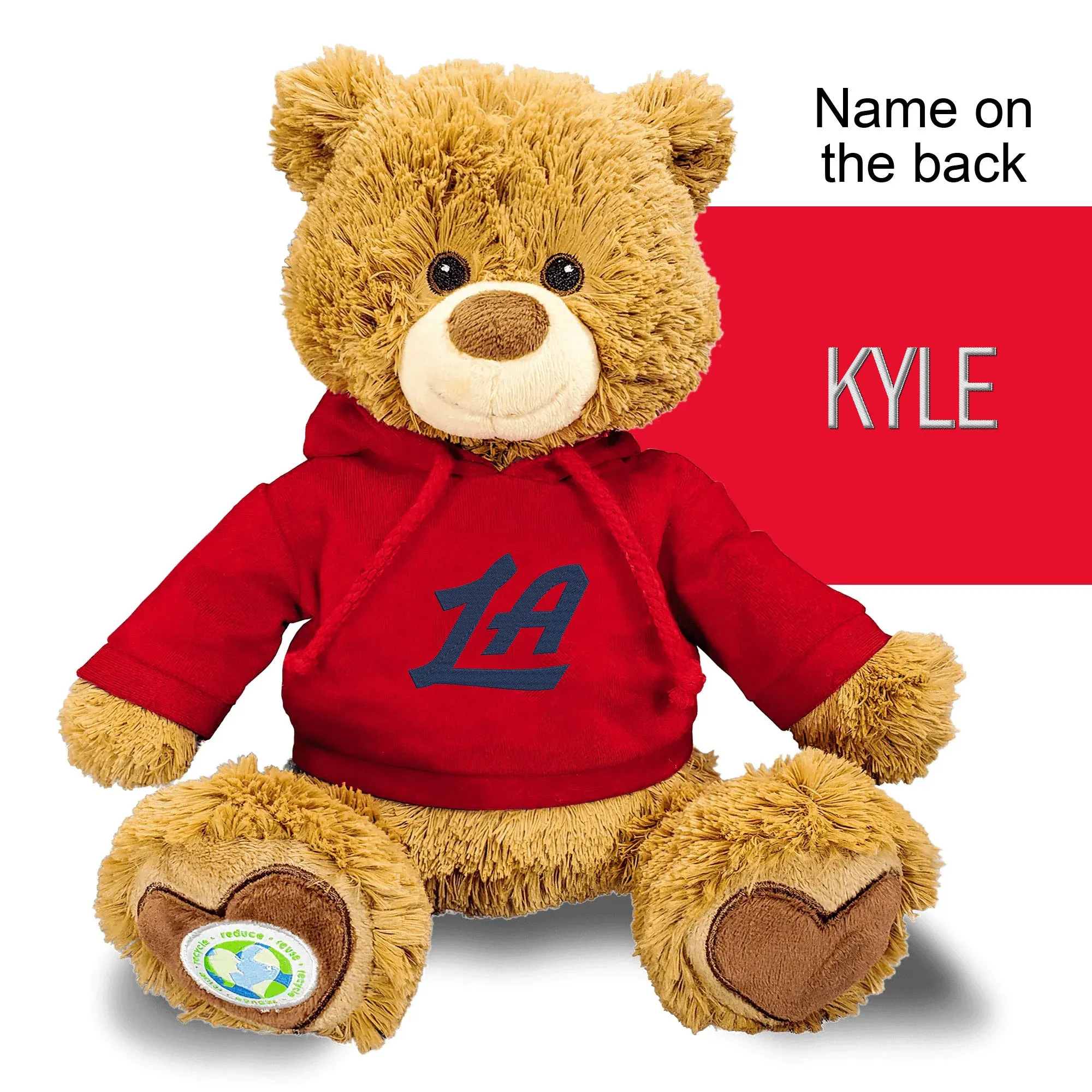 Personalized Los Angeles Clippers 10" LA Plush Bear 2