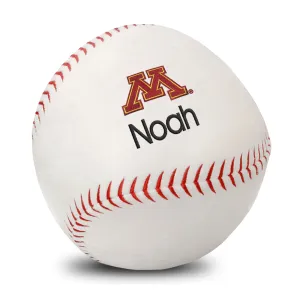 Personalized Minnesota Golden Gophers Plush Baseball