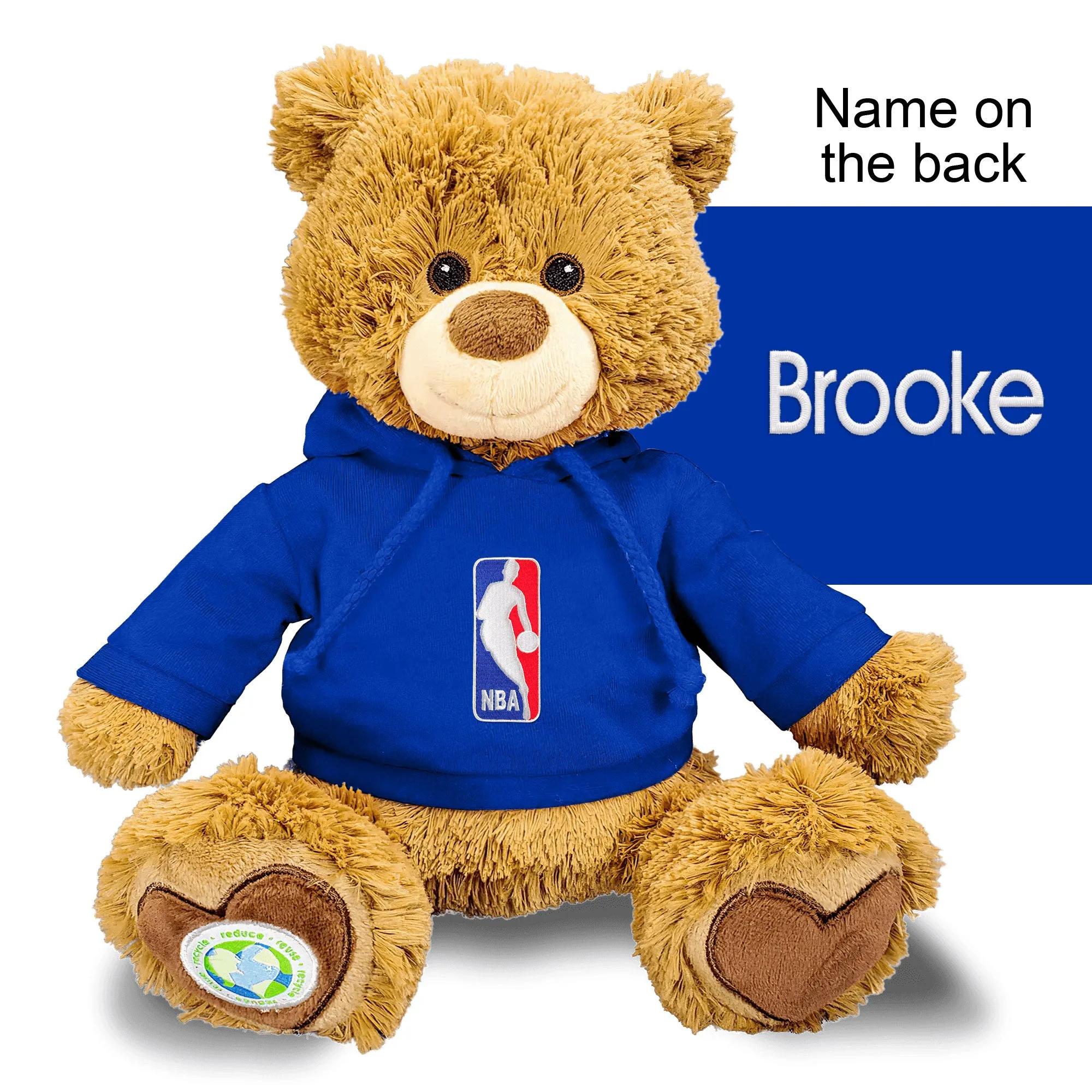 Personalized NBA Logoman 10" Plush Bear 2