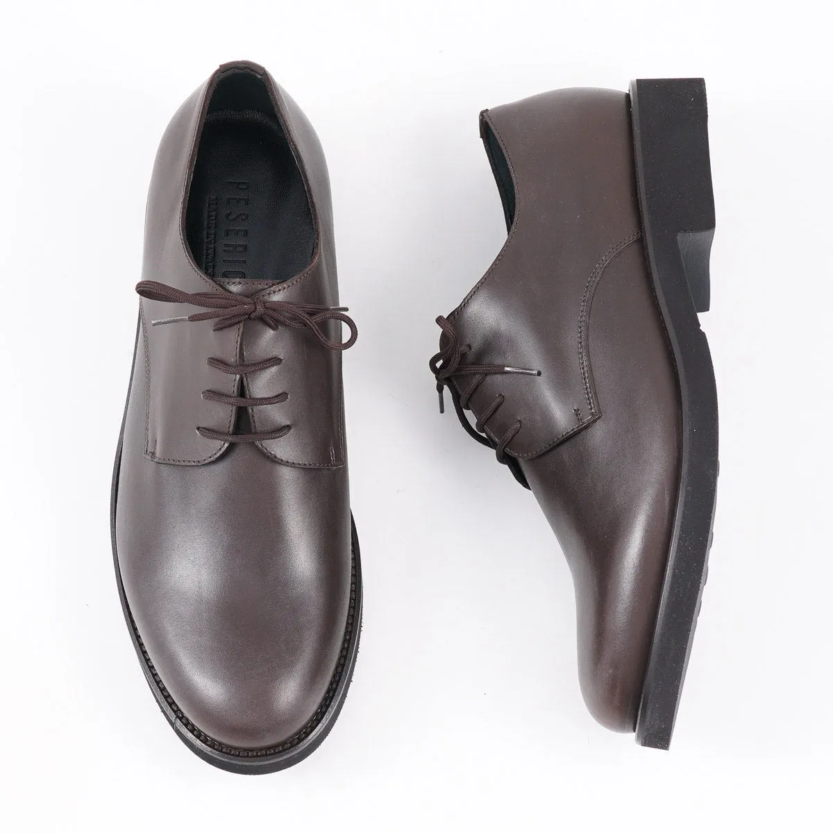 Peserico Leather Derby with Lightweight Sole