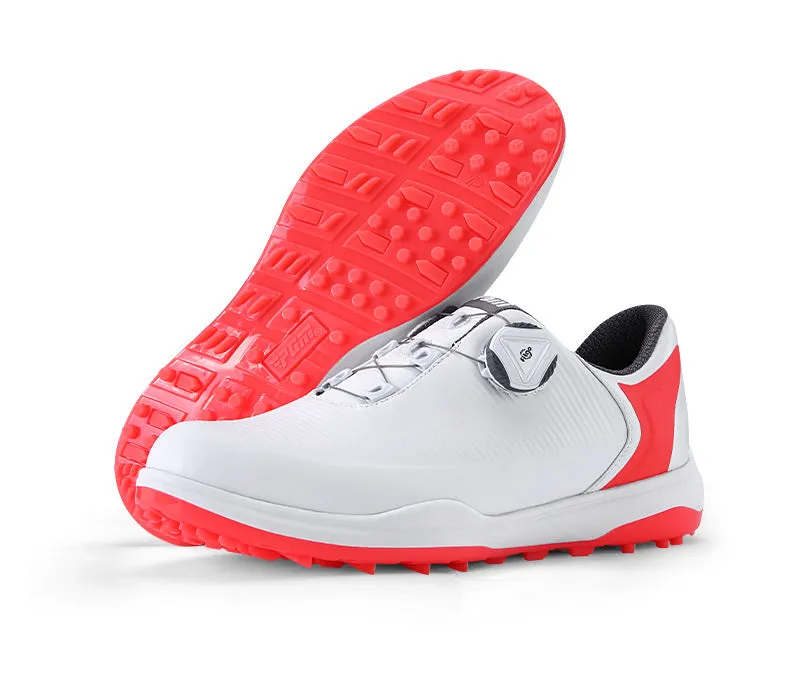 PGM XZ192 women locking non slip golf shoe waterproof lightweight golf shoes