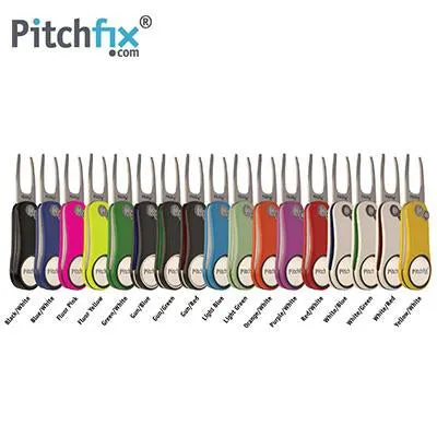 Pitchfix Hybrid 2.0 Golf Divot Tool with Ball Marker and Pencil Sharpener