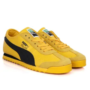 Puma Roma 68 Created Horse Logo Sneaker-Yellow