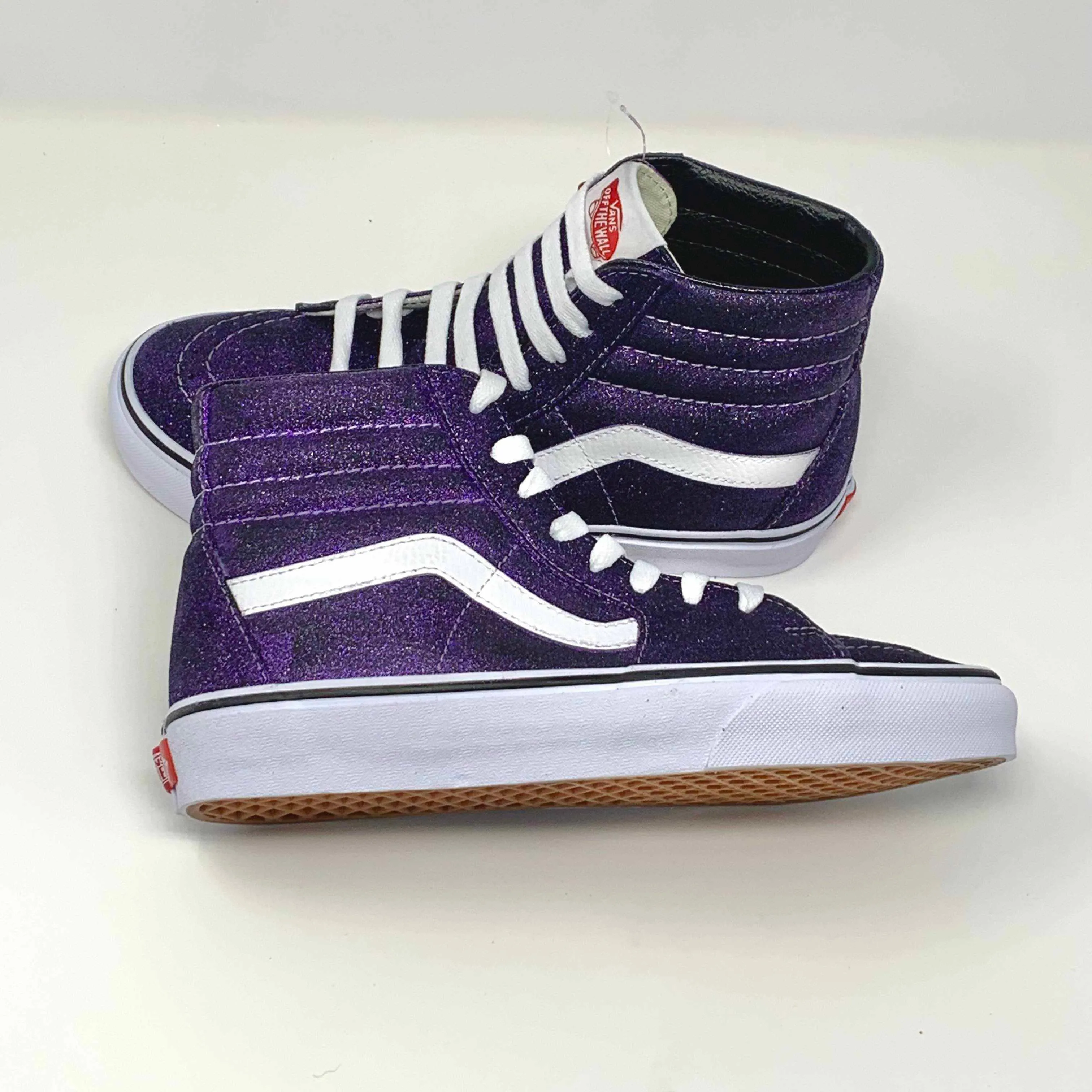 Purple Glitter SK8-Hi Vans