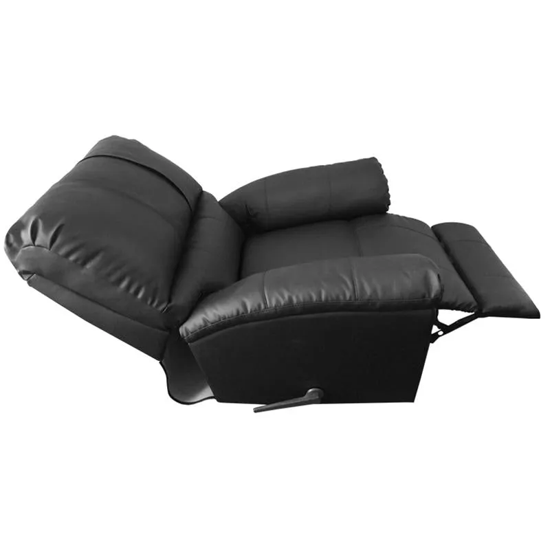 Rocker Recliner with Figure Skater Catch Foot Logo Panel