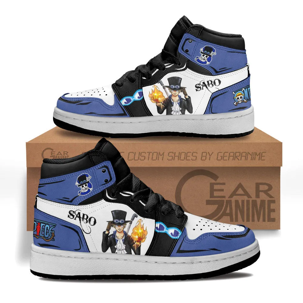 Sabo Kids Sneakers Custom Anime OP Shoes For Kids