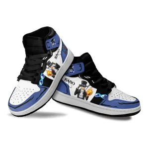 Sabo Kids Sneakers Custom Anime OP Shoes For Kids