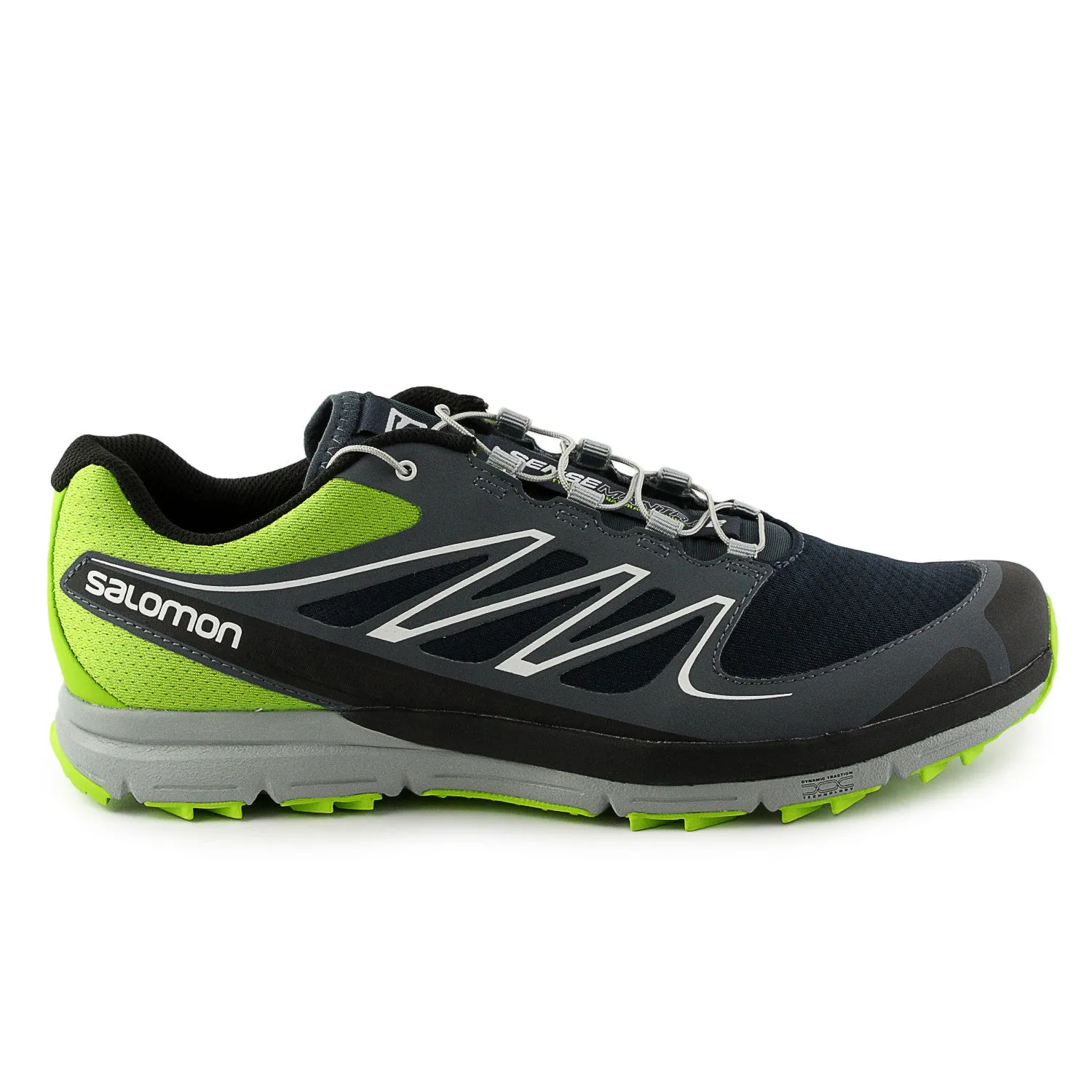 Salomon Sense Mantra 2 Trail Running Shoe - Green/Grey/Blue (Mens)