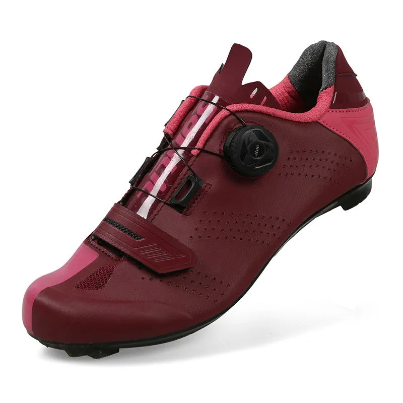 Santic Hurles Wine Red Women Road Cycling Shoes