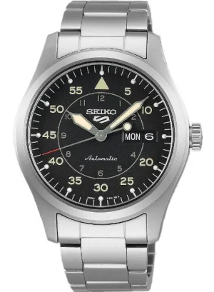 Seiko 5 Sports Automatic Black Dial Stainless Steel Men's Watch SRPH27K1