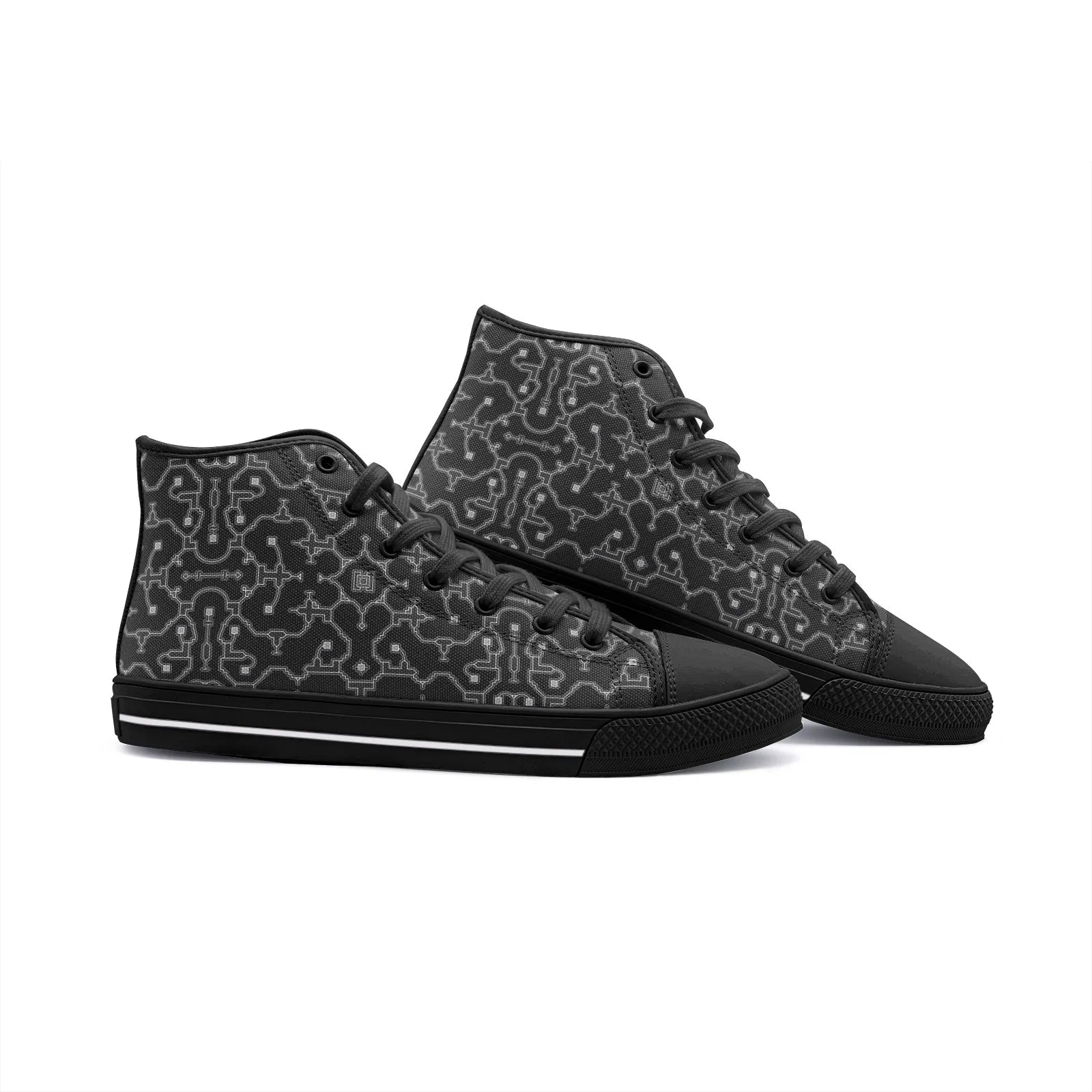 Shipibo Conibo - Black | High Tops | Mandalazed