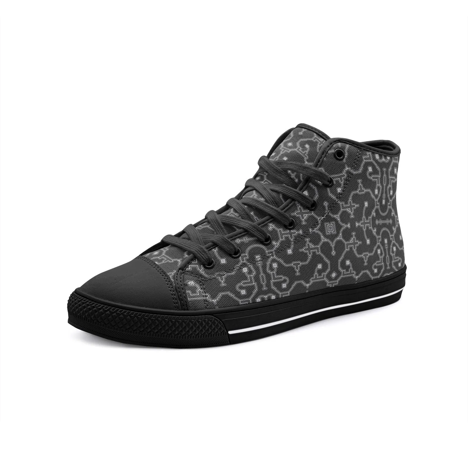 Shipibo Conibo - Black | High Tops | Mandalazed