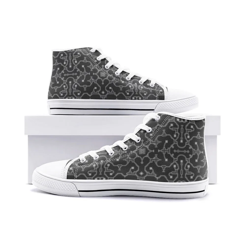 Shipibo Conibo - Black | High Tops | Mandalazed