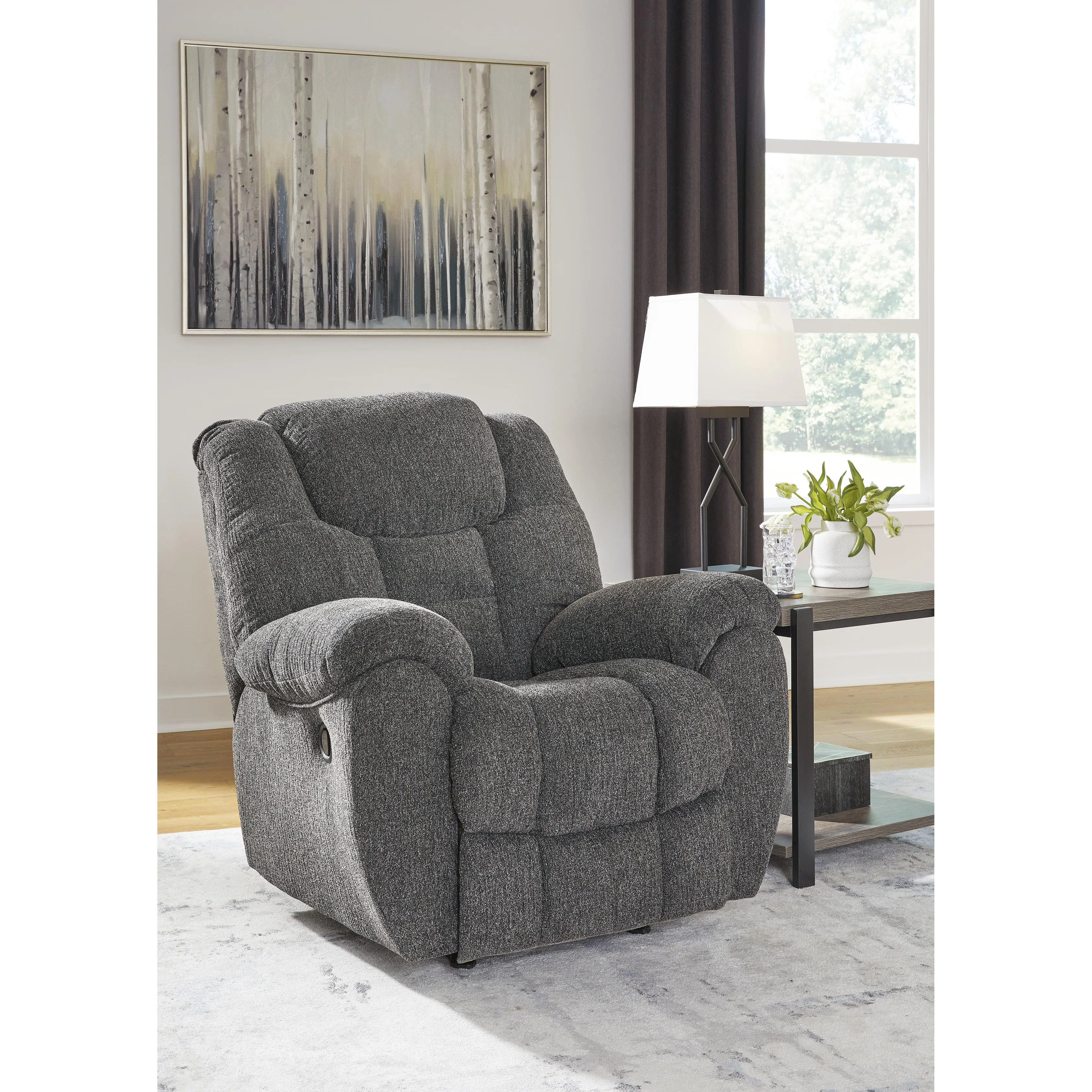 Signature Design by Ashley Foreside Rocker Fabric Recliner 3810425