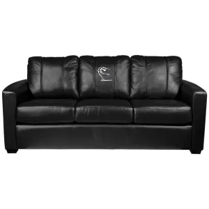 Silver Sofa with Figure Skater Layback Logo Panel