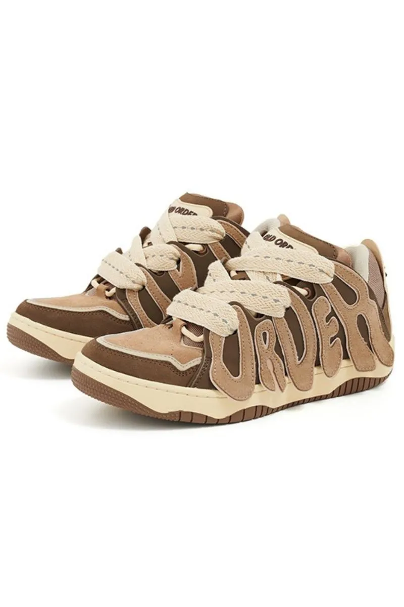 Skater 001 Brown Sneakers