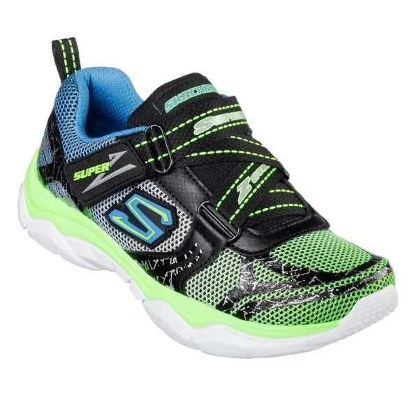 Skechers - Boys Neutron Toddlers Lime Blue 95170 NOT RETURNABLE