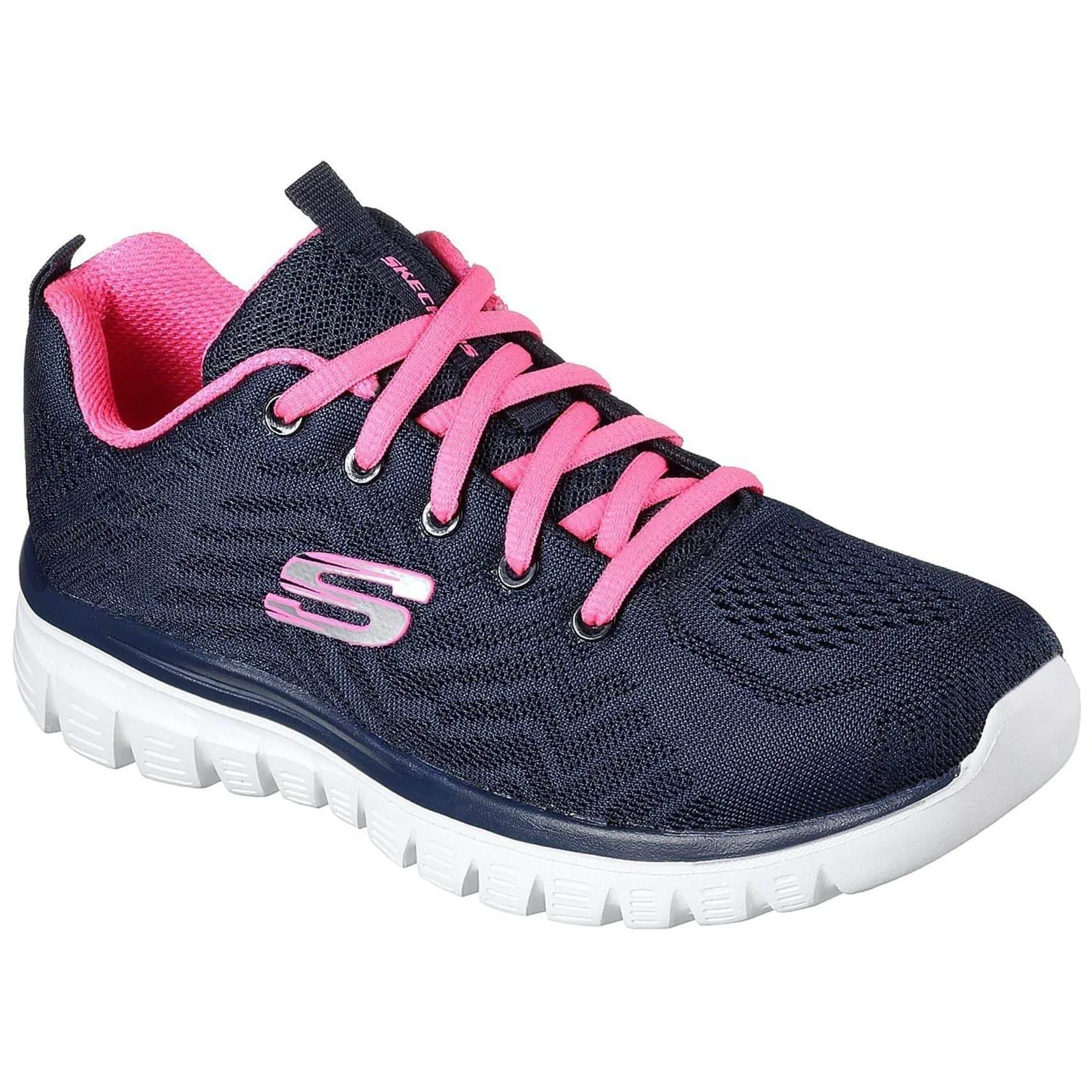 Skechers Graceful WIDE FIT Womens Training Shoes - Navy