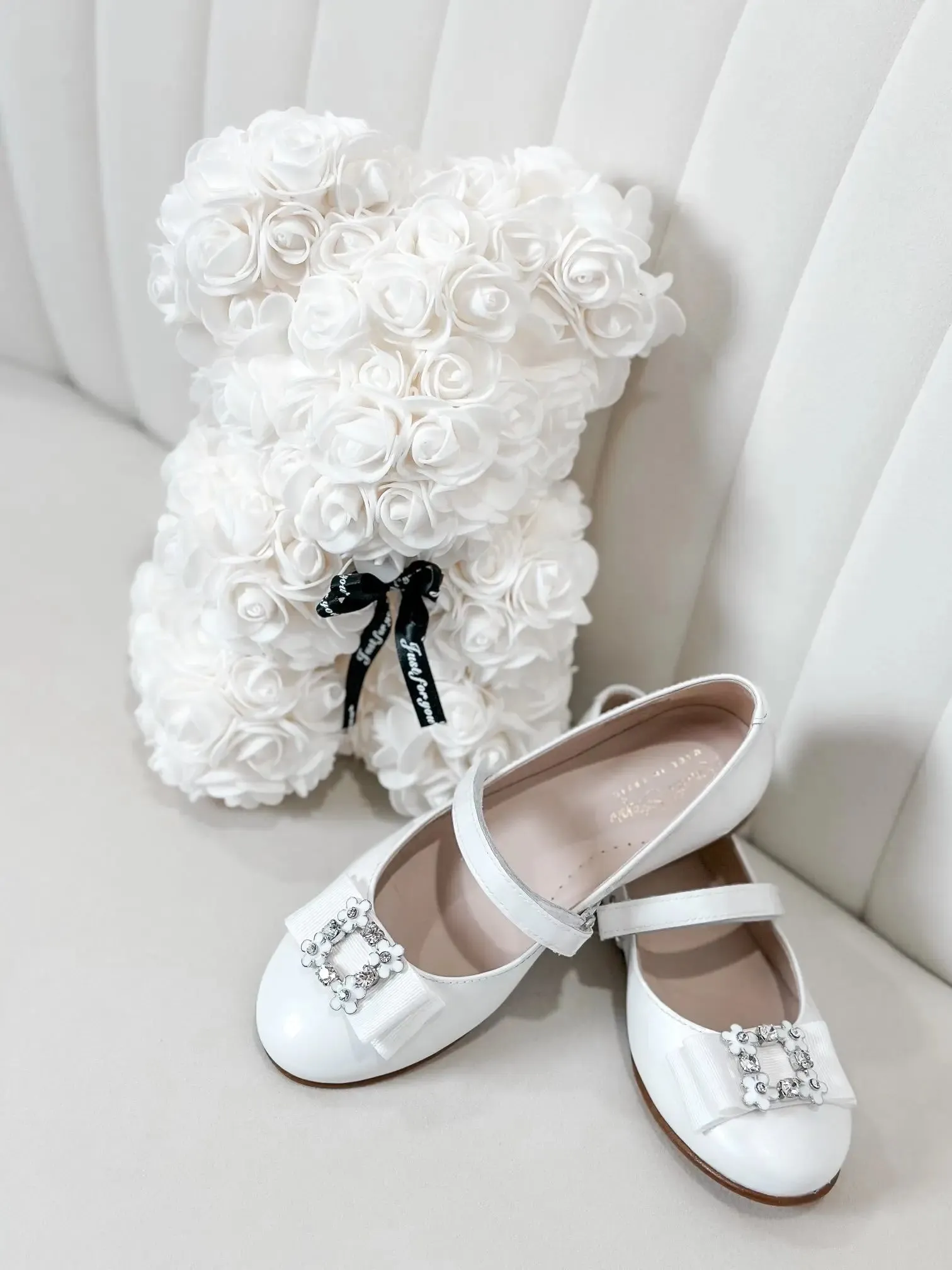 Sofia- White Patent Leather Mary Jane Shoes