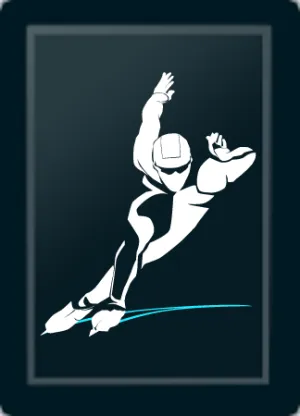 Speed Skater Logo Panel