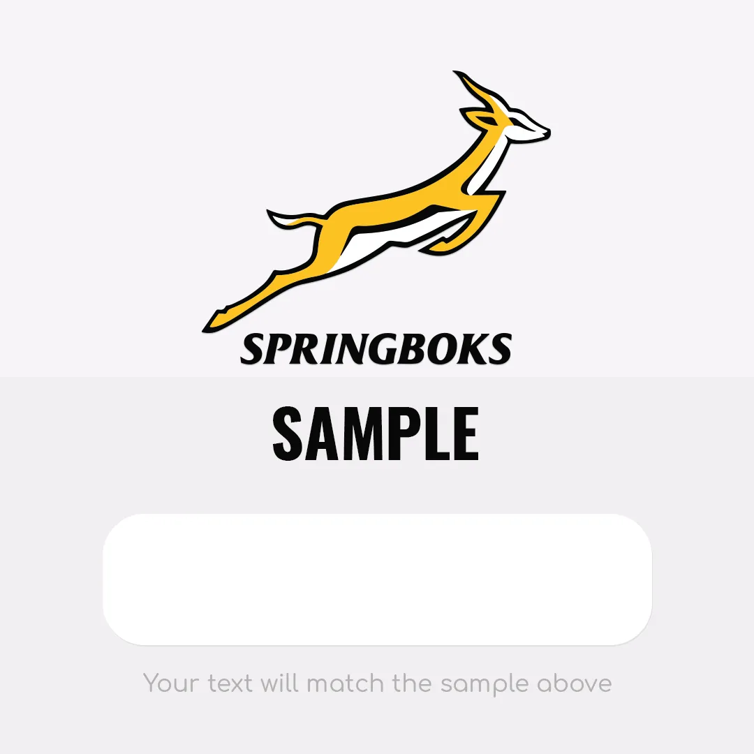 Sports Teams - Wall Decals - Springboks