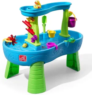 Step2 Rain Showers Splash Pond Water Table | Kids Water Play Table with 13-Pc Accessory Set