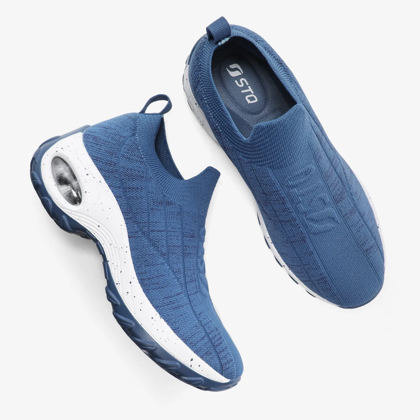 STQ Air Cushion Slip On Walking Shoes