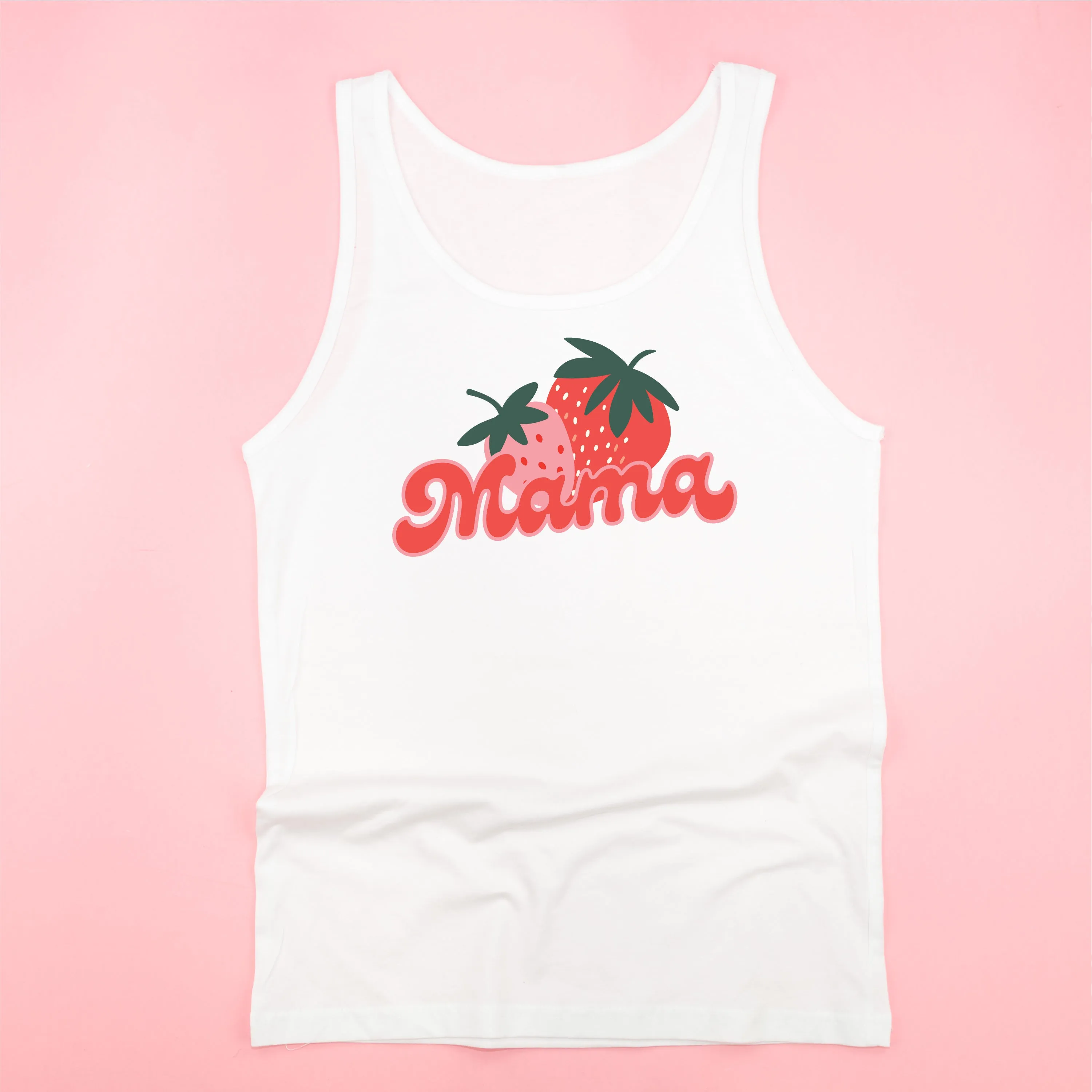 Strawberries - Mama - Unisex Jersey Tank