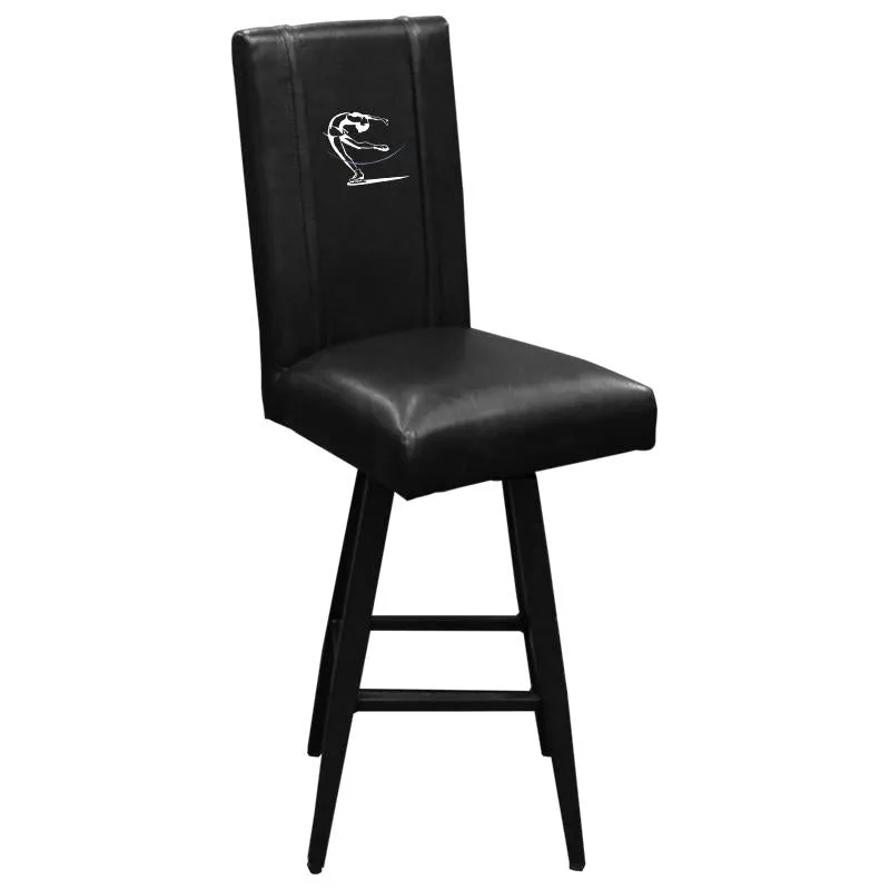 Swivel Bar Stool 2000 with Figure Skater Layback Logo Panel