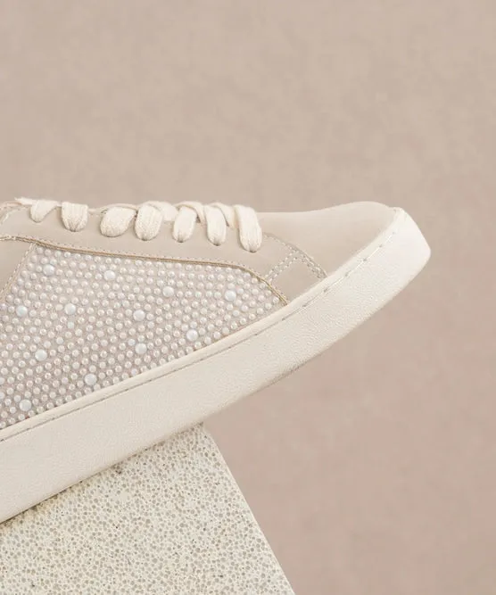 The Berne Pearl Studded Sneaker