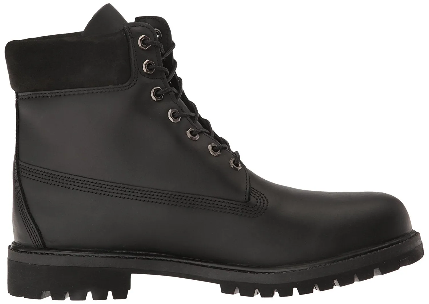 Timberland 6 Inch Premium Waterproof Mens Boots Black Smooth Leather