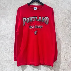 TMK 00s Portland Trailblazers Longsleeve Size L