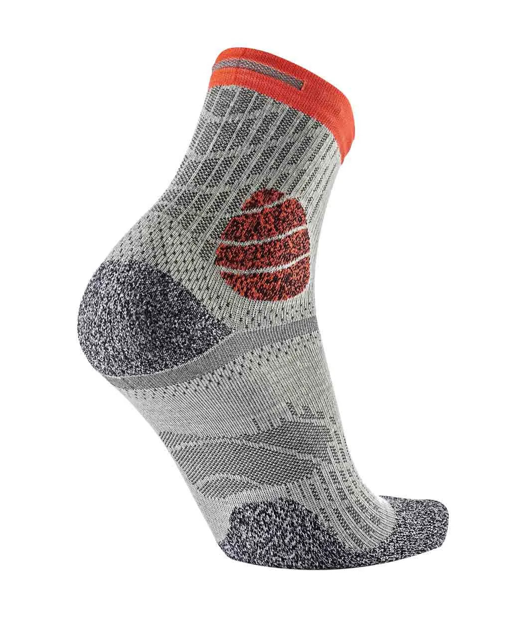 Trail running socks - Winter Trail Protect white/orange