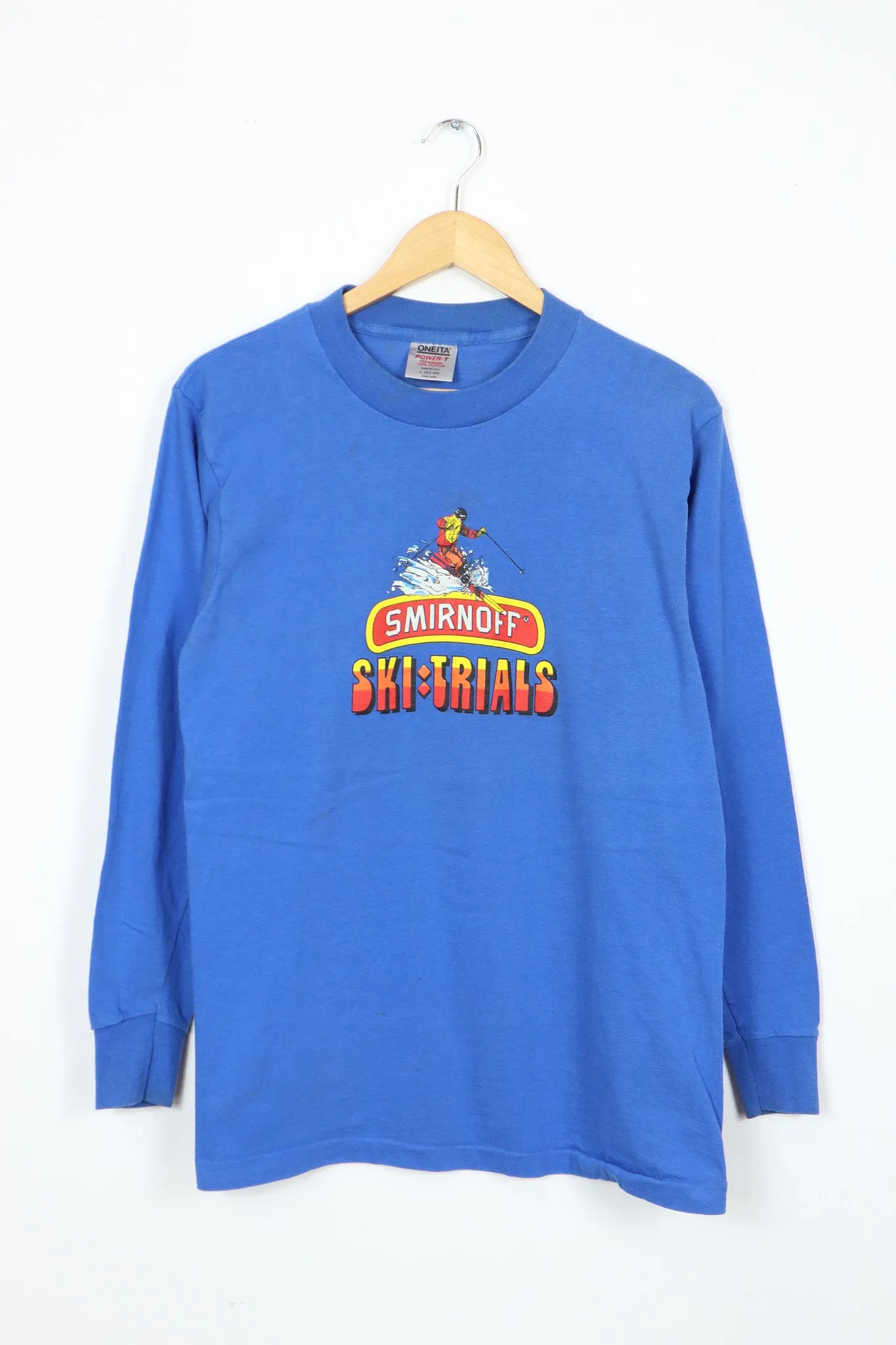 Vintage Smirnoff Ski Trials Long Sleeve Tee