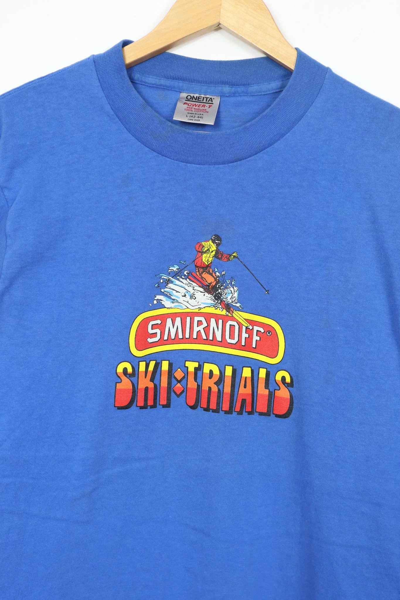 Vintage Smirnoff Ski Trials Long Sleeve Tee