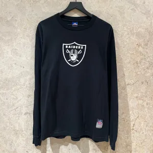 WF 2000s Reebok Oakland Raiders Longsleeve T Shirt Size M