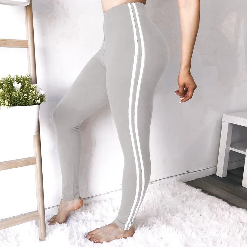 White Goose Down Elasticity Fitness Yoga Sports Sports Leggings