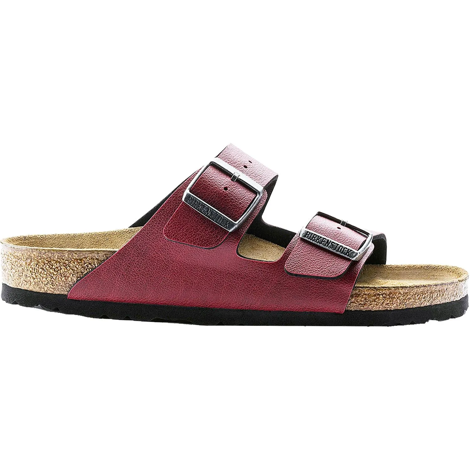 Women's Birkenstock Arizona Bordeaux Pull Up Birko-Flor