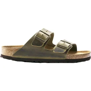 Women's Birkenstock Arizona Soft Footbed Jade Oiled Leather