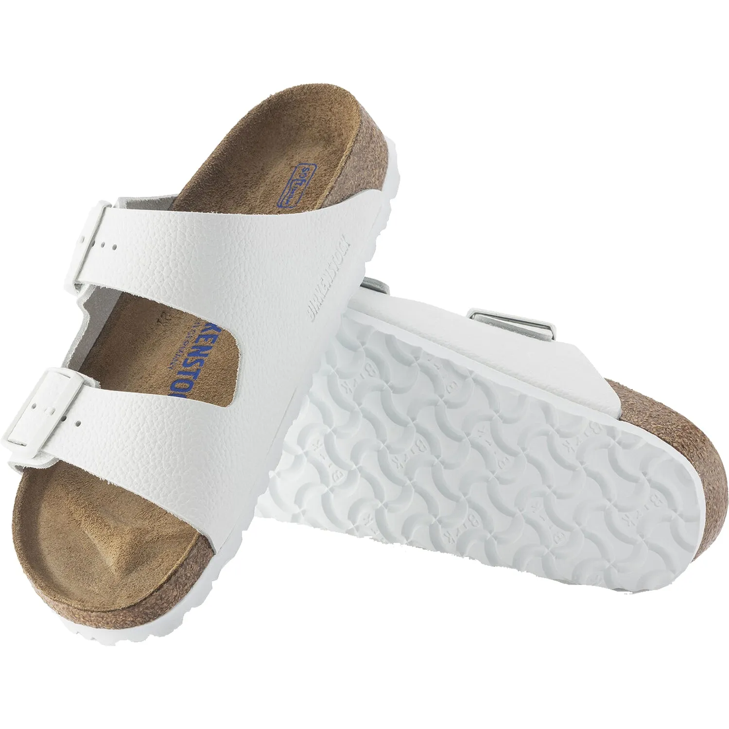 Women's Birkenstock Arizona Soft Footbed White Leather