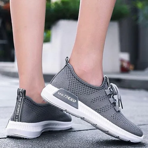 Women's breathable mesh sneakers casual comfort walking shoes